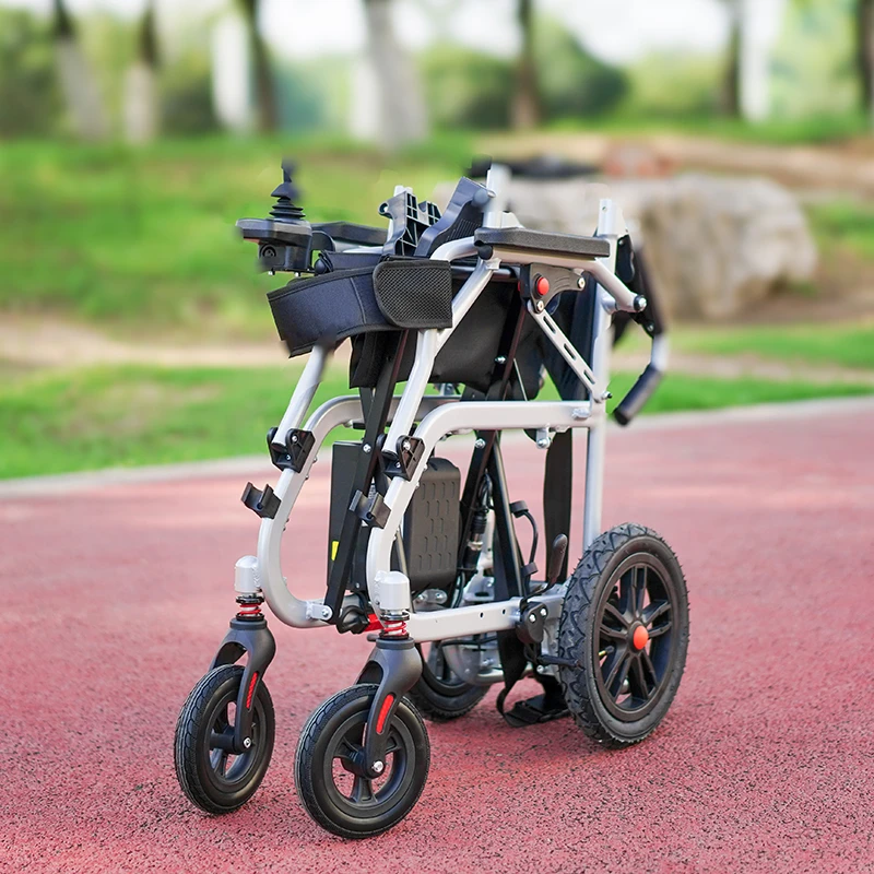 Electric Folding Wheelchair Lightweight Aluminum Frame CE Certified Electric Folding Wheelchair Lightweight Aluminum Frame CE Certified