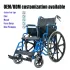 Solid Tire Manual Wheelchair Sturdy Frame CE Approved