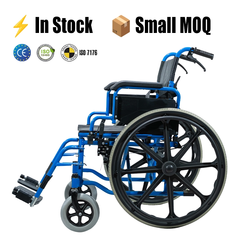 Foldable Manual Wheelchair 120kg Load Capacity CE ISO Certified Foldable Manual Wheelchair 120kg Load Capacity CE ISO Certified
