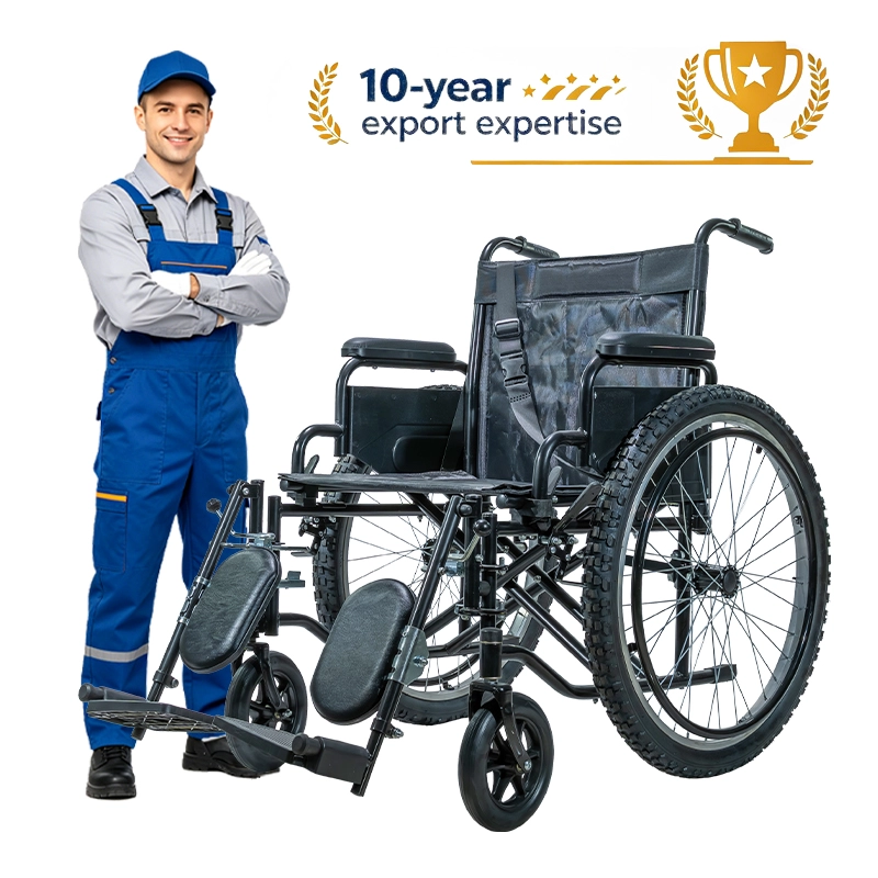 Foldable Heavy Duty Manual Wheelchair Solid Tire CE ISO Certified Foldable Heavy Duty Manual Wheelchair Solid Tire CE ISO Certified