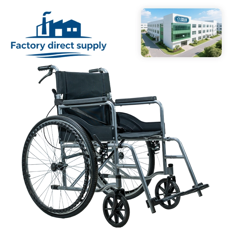 Foldable Manual Wheelchair 120KG Load CE Approved Foldable Manual Wheelchair 120KG Load CE Approved