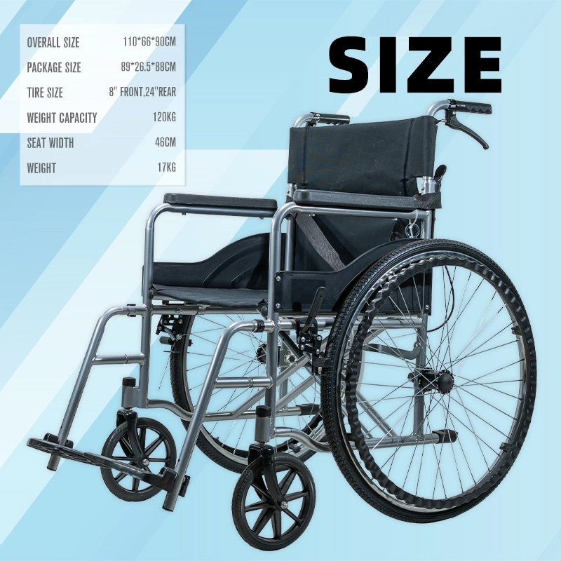 Foldable Manual Wheelchair 120KG Load CE Approved Foldable Manual Wheelchair 120KG Load CE Approved