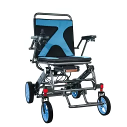 Lightweight Composite materials Foldable Electric Wheelchair CE Approved