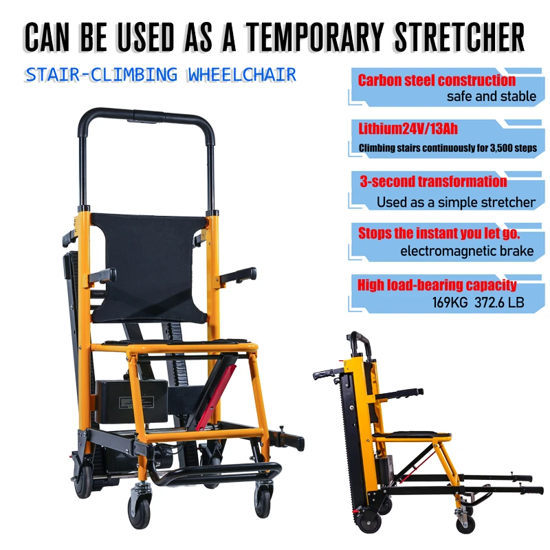 Electric Stair Climbing Wheelchair | Heavy Duty | CE ISO Certified Electric Stair Climbing Wheelchair | Heavy Duty | CE ISO Certified