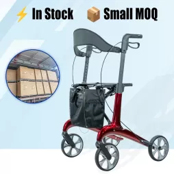 Carbon Fiber Folding Rollator 150KG Load CE Approved