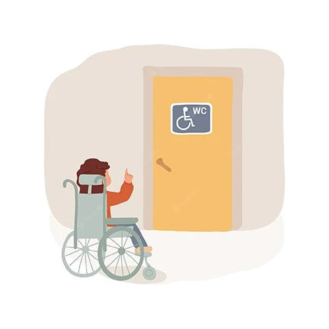 How to Get A Patient Out Of A Toilet in A Wheelchair2