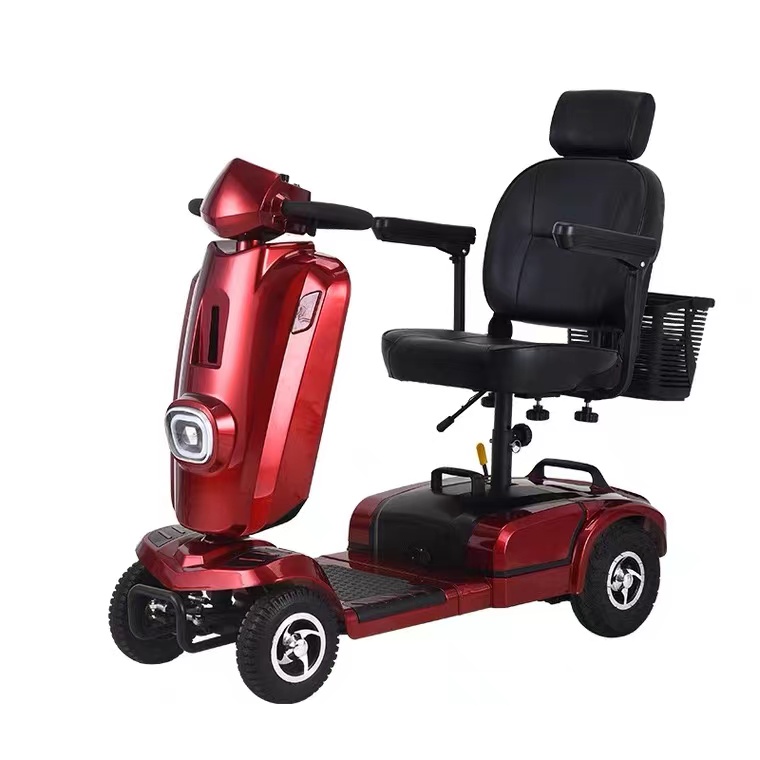 Rear Basket Electric Mobility scooter, 4 Wheel Travel Scooter (1)