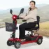 Portable and Folding 4-Wheel  Mobility Scooters for Adults