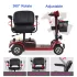 Foldable 4-Wheel Wheelchair Scooter for Adults - Portable Mobility Solution