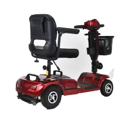 4 Wheel Electric Scooter: Portable Folding Mobility Scooter for Adults