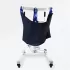 Folding Patient Hoist with Wheelchair Commode Seat for Elderly Mobility