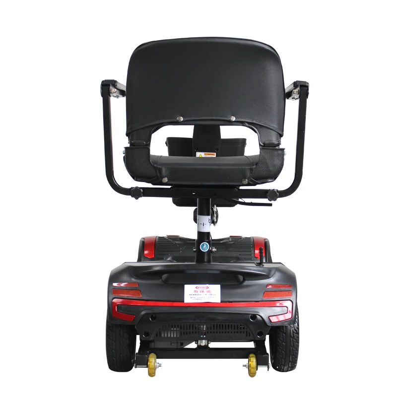 Best Price for Mobility Scooter That Folds Up - Four wheels bigger wheel comfortable mobility scooter for seniors - Excellent - Excellent detail pictures
