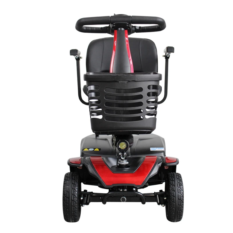 Best Price for Mobility Scooter That Folds Up - Four wheels bigger wheel comfortable mobility scooter for seniors - Excellent - Excellent detail pictures