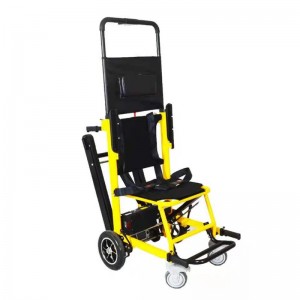 10 Inch Big Wheel Foldable Evacuation Chair Electric Mobile Stairlift for Elder and Disable