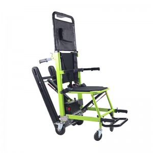 2021 New Folding Portable Electric Stair Climbing Wheelchair With Rubber Track