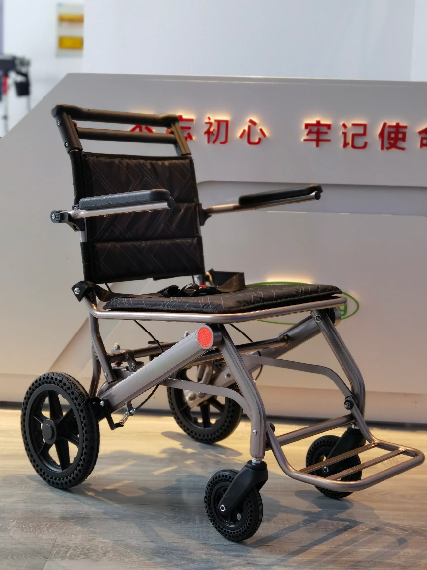 2021 New Folding Portable Electric Stair Climbing Wheelchair With Rubber Track - Excellent