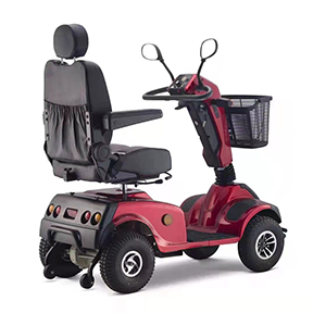 Back View of Mobility Scooter