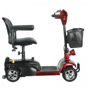 Lite Rehabilitation Therapy Supplies Foldable Lightweight Travel Electric Mobility Handicapped Scooter