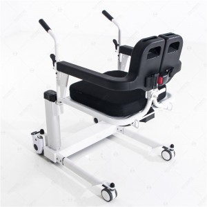 Electric Patient Lifting Transfer Chair with Commode Transfer Patient from Bed to Chair For Disabled