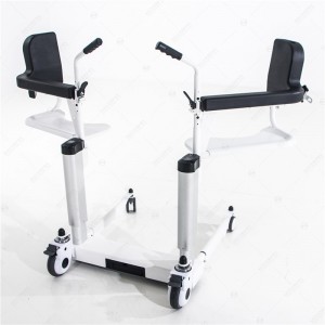 Electric Patient Lifting Transfer Chair with Commode Transfer Patient from Bed to Chair For Disabled