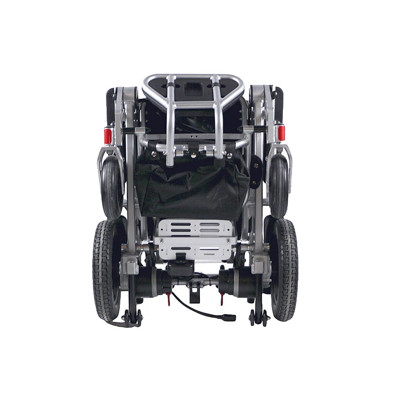factory low price Medical Adjustable Bed - Fold Light Portable Aluminum Lithium Battery Electric Power Wheelchair - Excellent - Excellent detail pictures