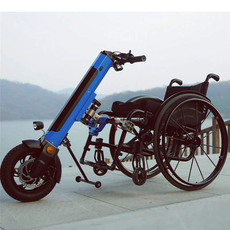 New Fashion Design for Expensive Wheelchair - Front motor for manual wheelchair driving - Excellent - Excellent detail pictures