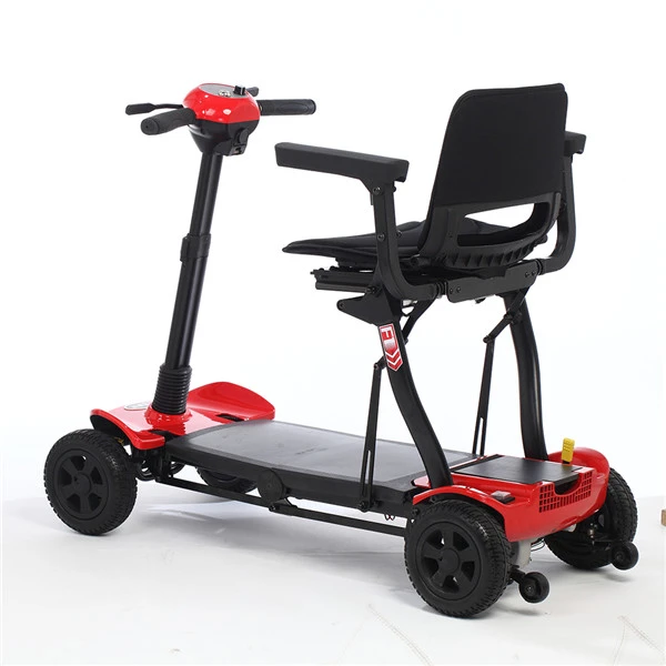 Quality Inspection for Child Mobility Scooter - EXC-1003 Foldable Compact Elderly Travel Electric Mobility Scooters for elderly and handicapped - Excellent - Excellent detail pictures